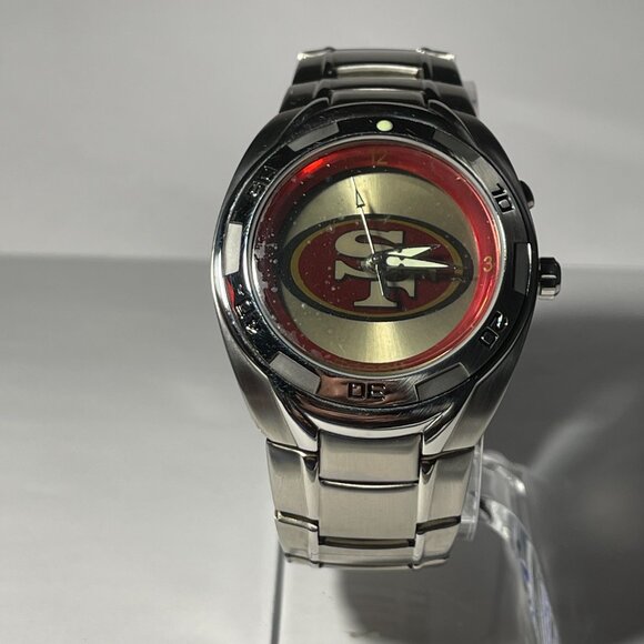 San Francisco 49ers NFL Stainless-Steel Kaleido Watch by Fossil NEW (RARE) - Picture 2 of 7